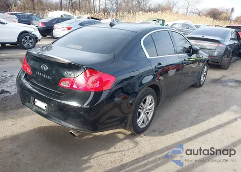 2013 Infiniti G37X z USA, uszkodzony, nr VIN JN1CV6AR0DM356254